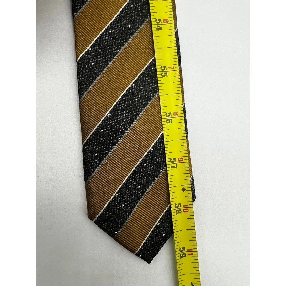 BOSS Hugo Boss Tie Mens Multicolor Silk Striped Italy Formal W:2.375